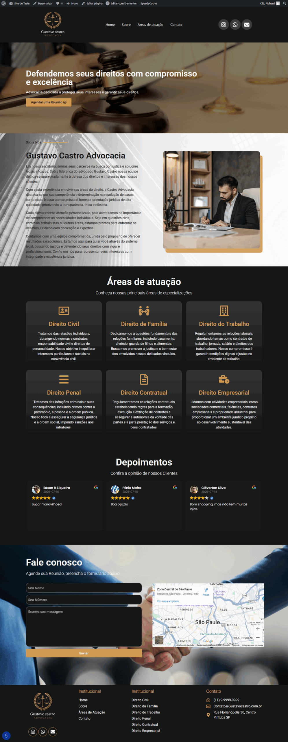 Site de portifolio